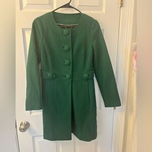 Banana Republic Green Peacoat XS
